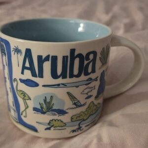 Starbucks Aruba Mug - Blue and White